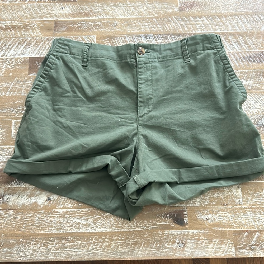 OG green chino shorts